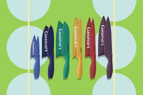 Cuisinart 12-Piece Ceramic Coated Stainless Steel Knives Tout