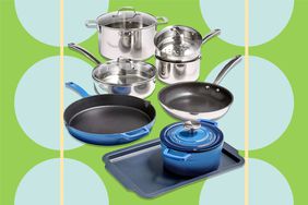 CLOSEOUT! 12-Pc. Mixed Material Cookware Set, Created for Macy's