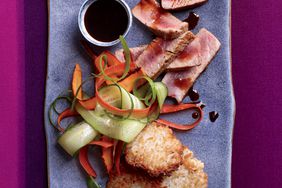 Seared Tuna Steaks with Citrusy Soy Sauce. Photo &copy; Con Poulos