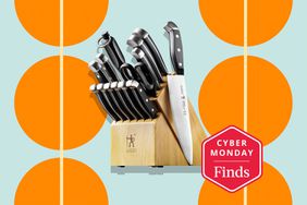 HENCKELS Premium Quality 15-Piece Knife Set with Block Cyber Monday Tout