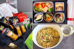 Food from Japan Airlines business class