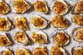 Pimiento Cheese Oysters Rockefeller