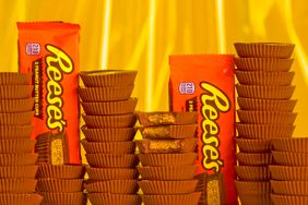 Stacks of Reese's peanut butter cups
