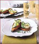 White Bean Crostini with Spicy Cucumbers