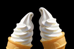 Two vanilla soft serve cones